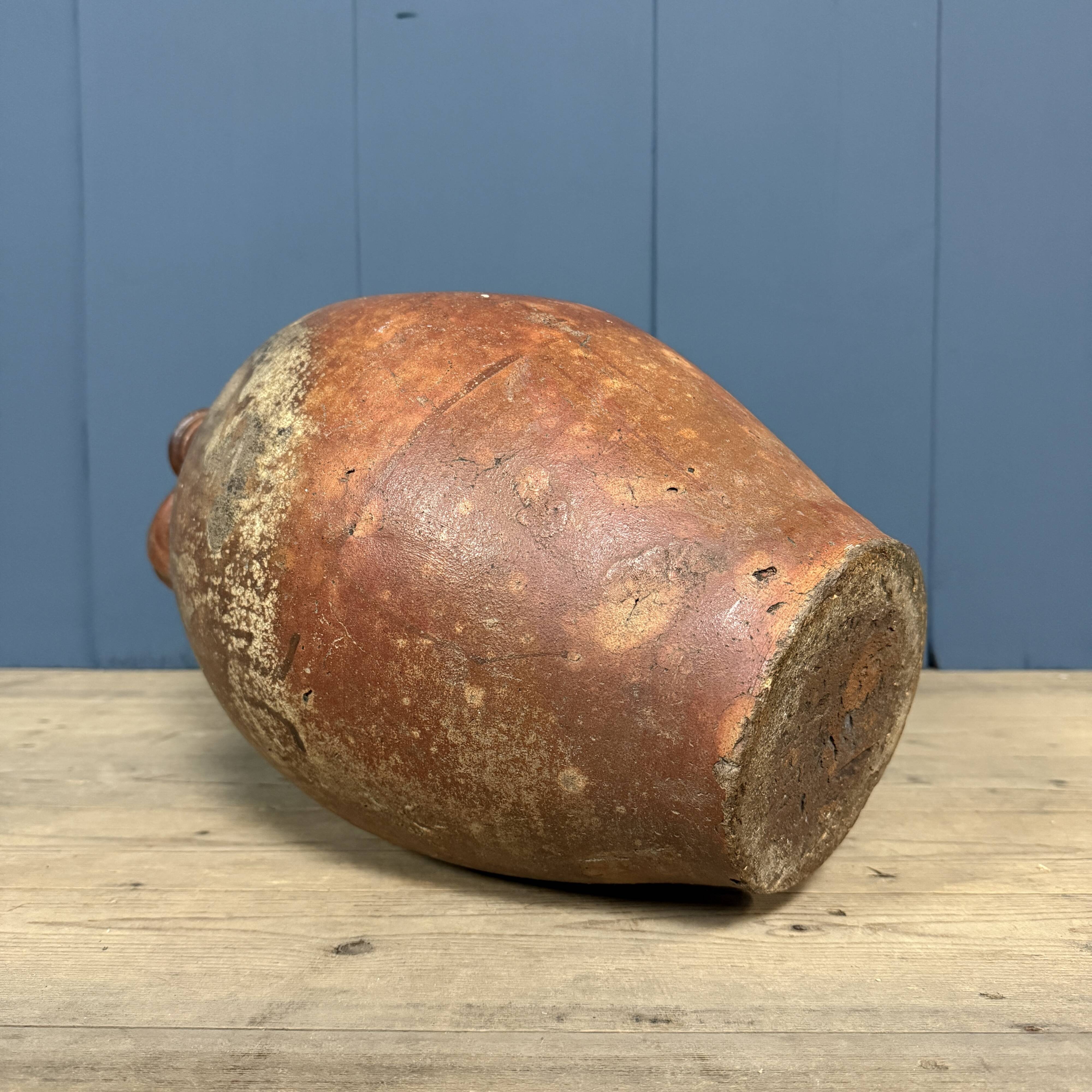 Large size earthenware beardman jug