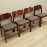 Set of four chairs, Danish design, 1970s, production: Denmark
