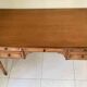 Bureau style Directoire 5 tiroirs et tablettes latérales