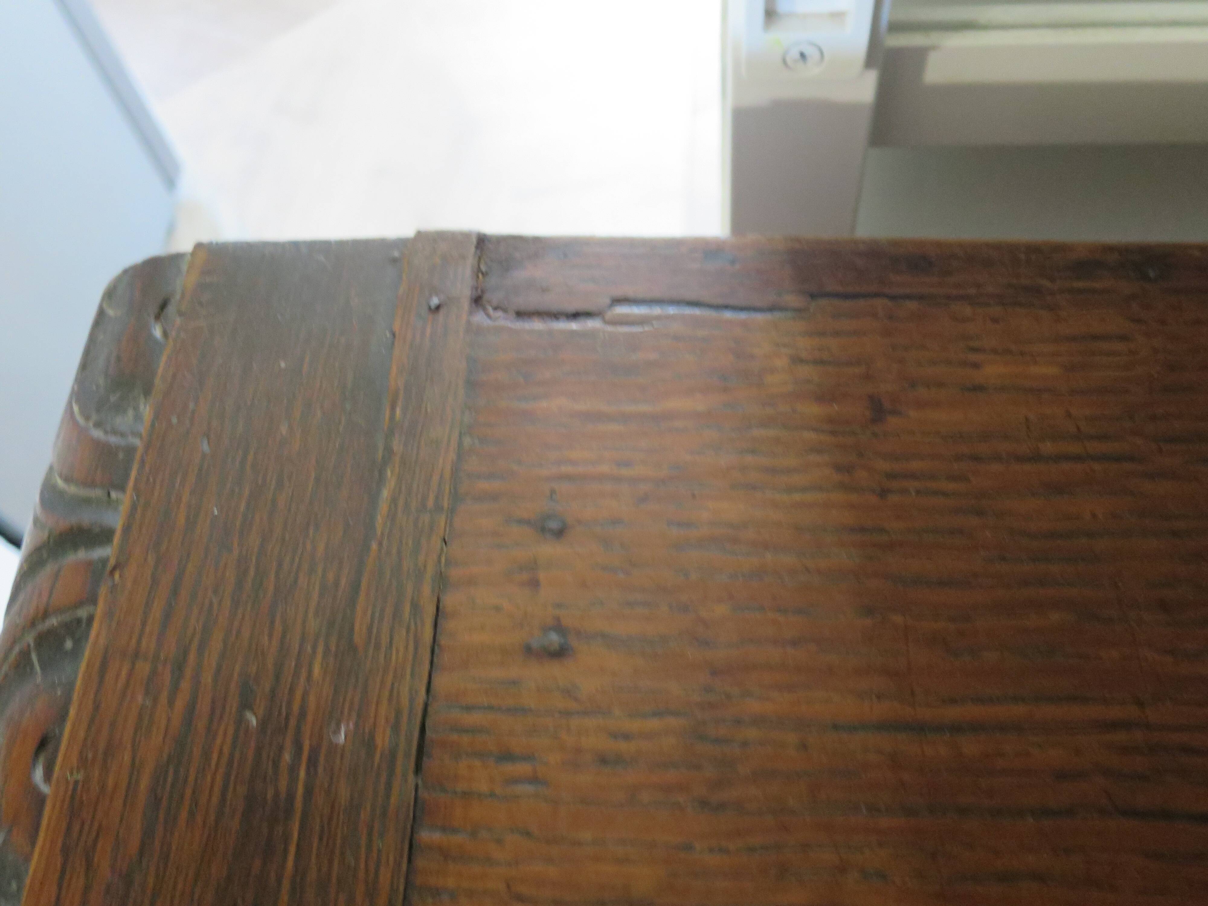 Ancien-Desserte-Console-Meuble de présentation-Henry II-fin xixème