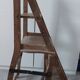 Antique step stool chair