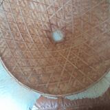 Wicker lampshade
