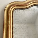 Old mirror louis Philippe golden gold leaf fireplace