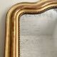 Old mirror louis Philippe golden gold leaf fireplace