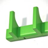 Wall-mounted coat rack in solid wood