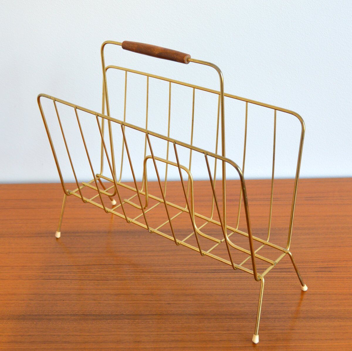 Scandinavian magazine holder 1950s