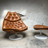 Vintage armchair with ottoman Artifort F588