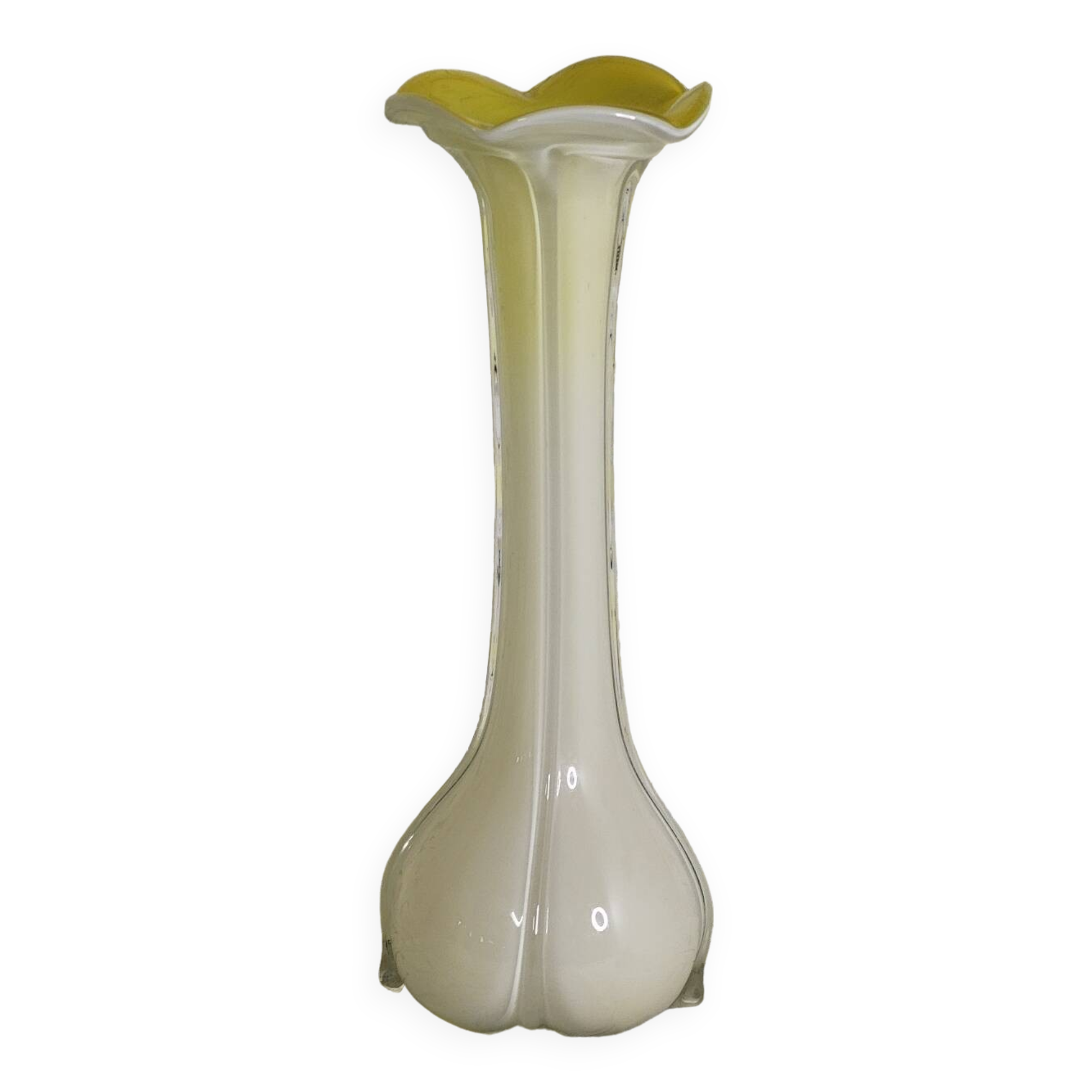 Vase vintage jaune