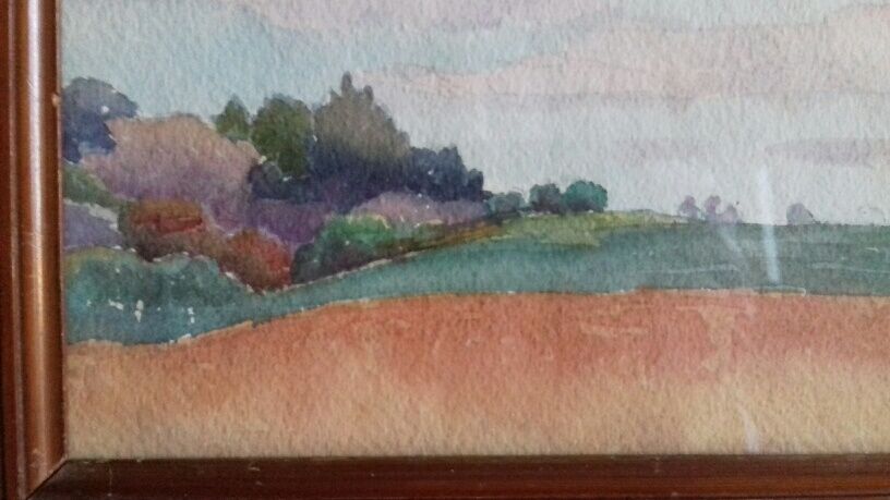 Aquarelle champêtre