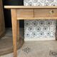 Nino desk, solid wood, drawer.