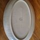 Large oval serving dish in Saint-Amand earthenware with Autumn decor