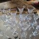 12 antique cut glass glasses – classic style – 50s/60s