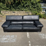 Canapé Roche Bobois cuir noir