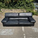 Canapé Roche Bobois cuir noir