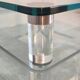 Marais international mtb110 - exceptional coffee table in altuglas & glass