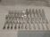 12 fish cutlery sets 24p silver-plated metal rocaille style Marly