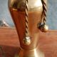 Vase en laiton vintage