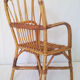 Fauteuil en rotin, années 70