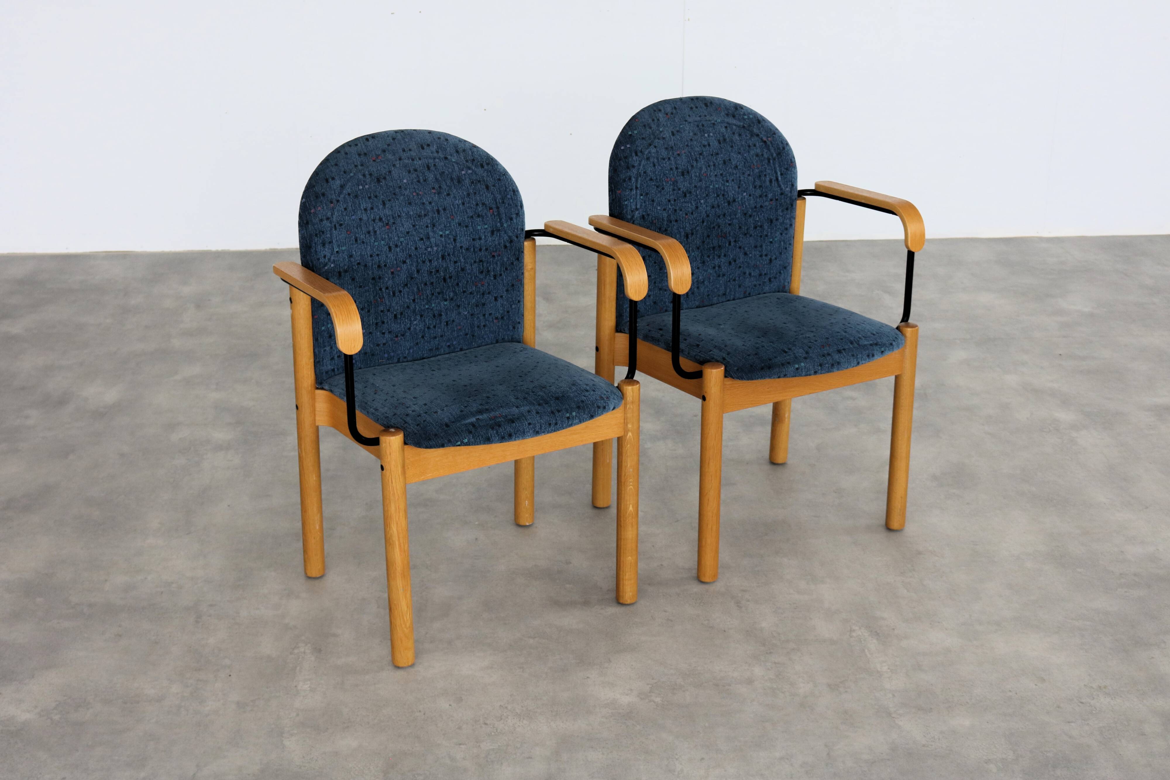 Chaises vintage | fauteuils | kinnarps | suède