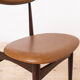 Mid Century Modern Dining Set, Round Table with 4 Fredrik Kayser Chairs