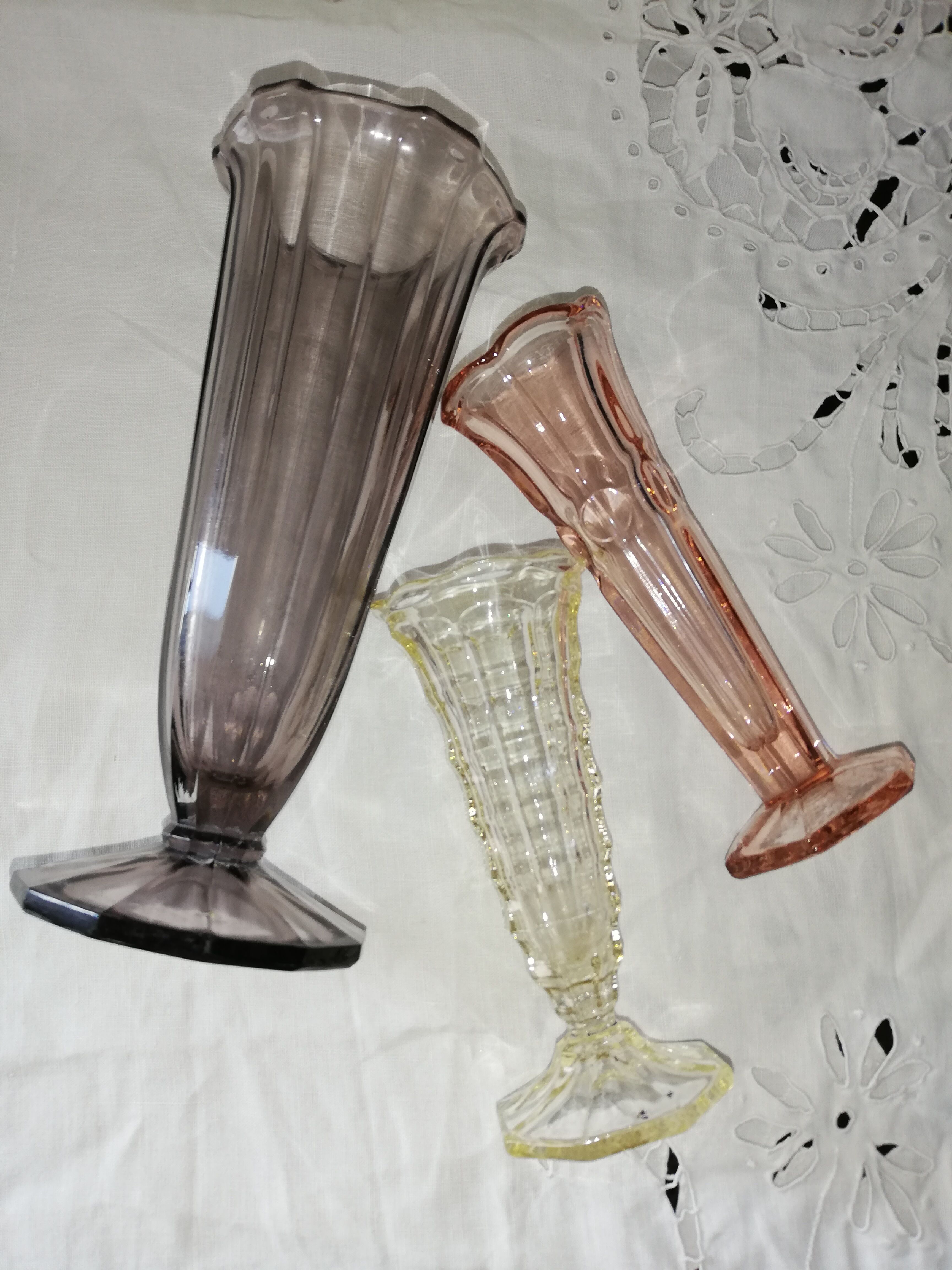 Trio de vases années 50