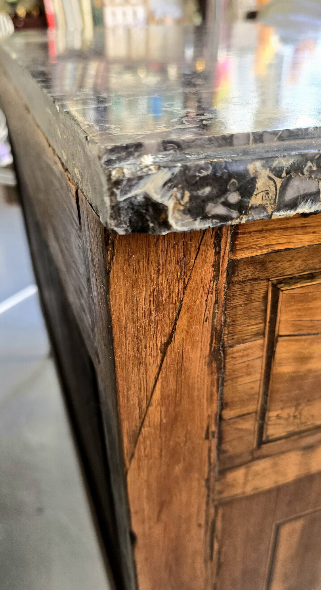 Transitional commode, mid-18th century.
