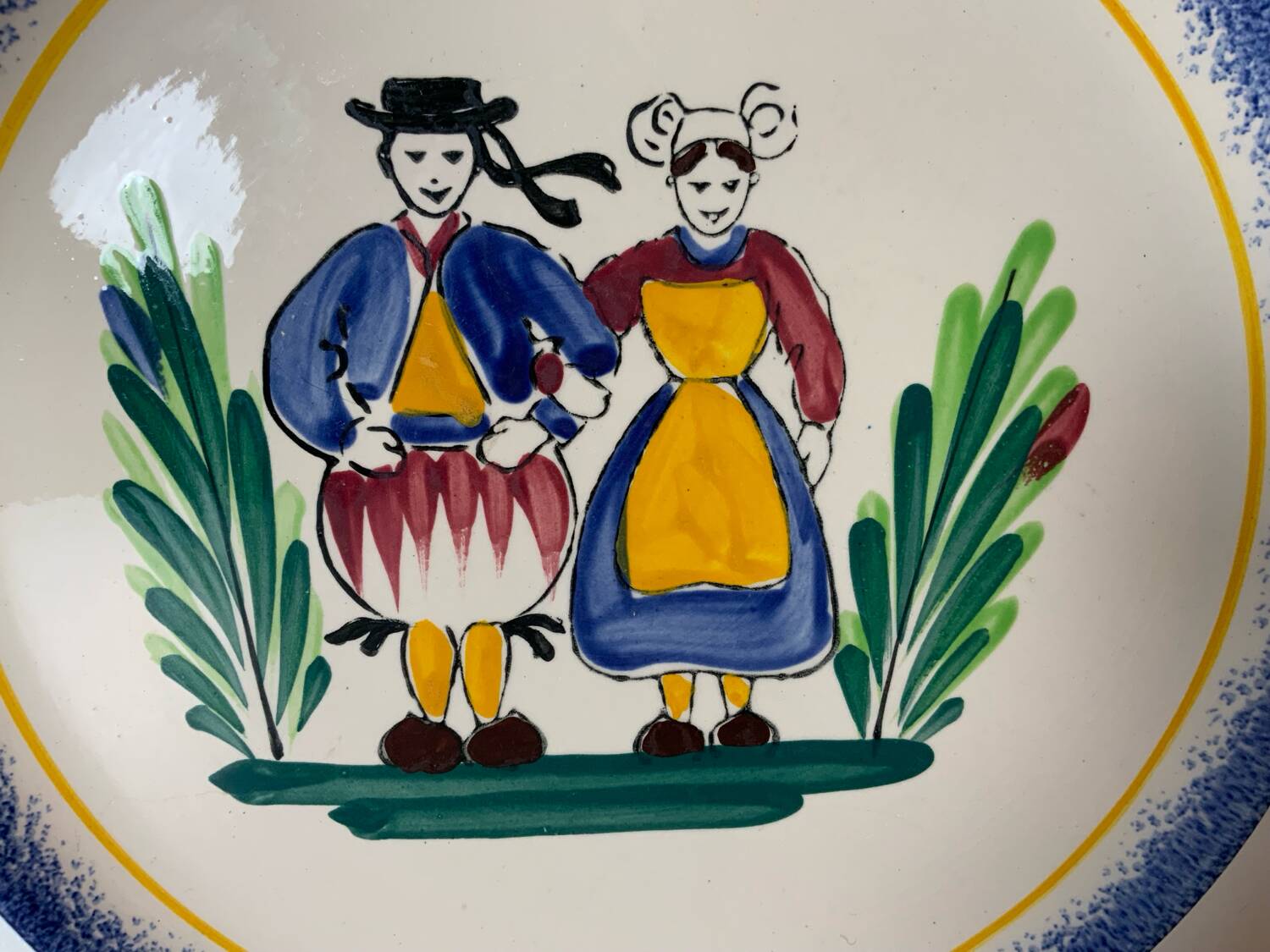 Breton dish or plate