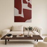 Organic abstract terracotta 100x80cm by Bodasca