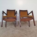 Paire de fauteuils d époque Empire