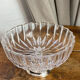 Glass and silver-plated bowls