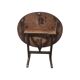 Antique French Oval Vigneron Side Table, late 1800s