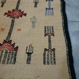 Kilim multicolor wool corridor  186x56cm