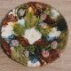 Ceramic Majolica Barbotine Plate