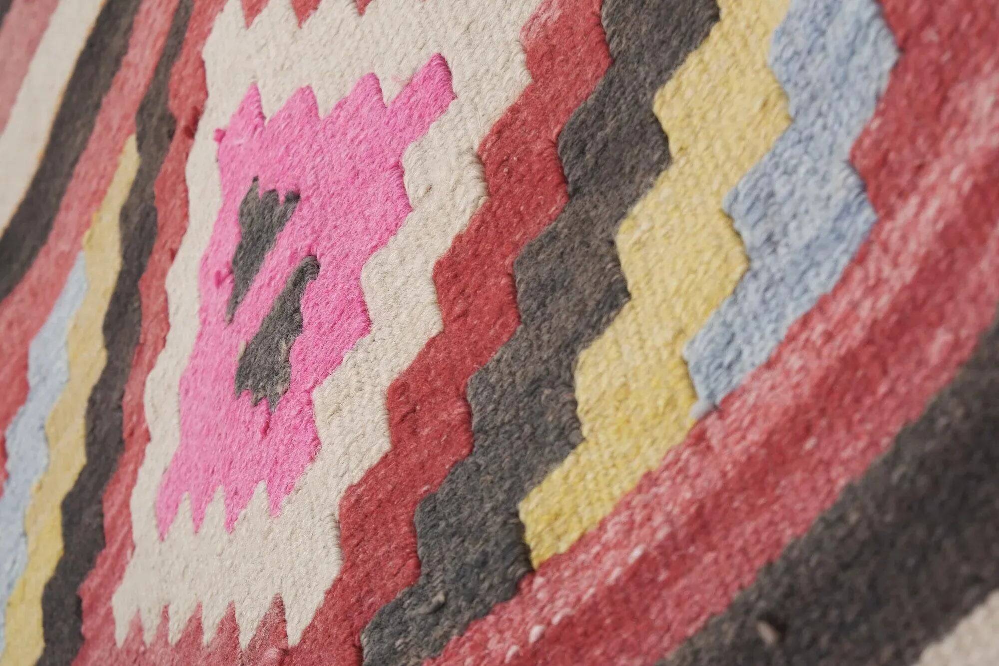 Tapis de couloir turc vintage