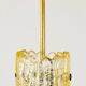 Vintage ceiling light by Carl Fagerlund for Orrefors - moulded golden glass, warm light, glass texture - 1960s - timeless design, gift idea.