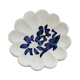 Hand-painted blue glazed pottery empty pocket