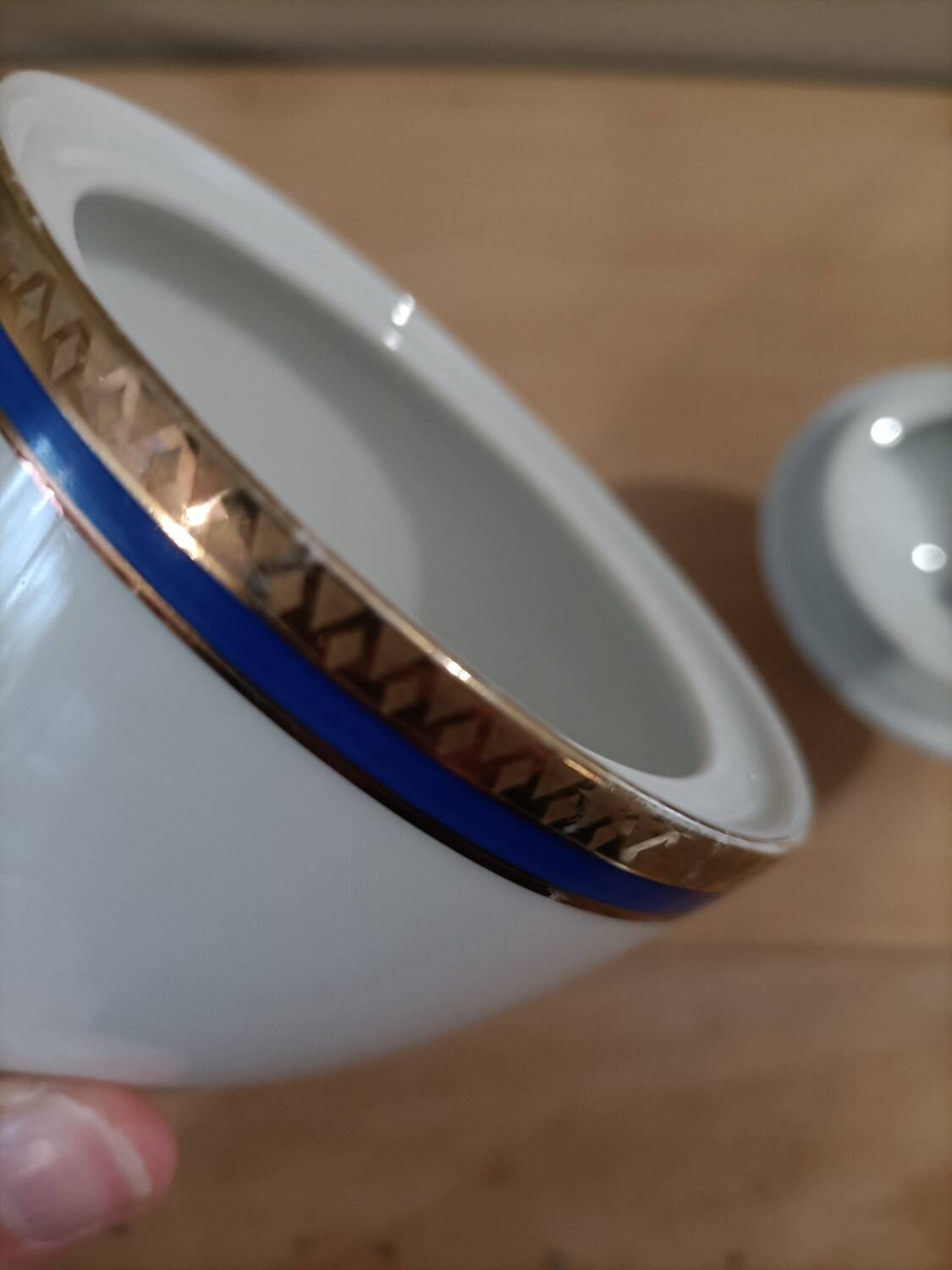 Retro sugar bowl Hertel Jacob Bavaria Germany