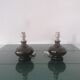 Pair of lamp feet of vintage glass - 1970