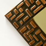 Mirror mataloplasty 1960s XX century 45x62cm