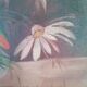 Tableau bouquet de coquelicots bleuets et marguerites