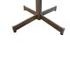 Leather arm chair with footstool