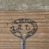 HST Mediterranean Marine Marseille painting? circa 1950 + frame