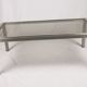 Suite of 5 coffee tables in chrome metal, brass, smoked glass. around 1970
