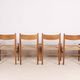 6x Hans J. Wegner Dining Chair CH36 in Oak, 1970s Denmark