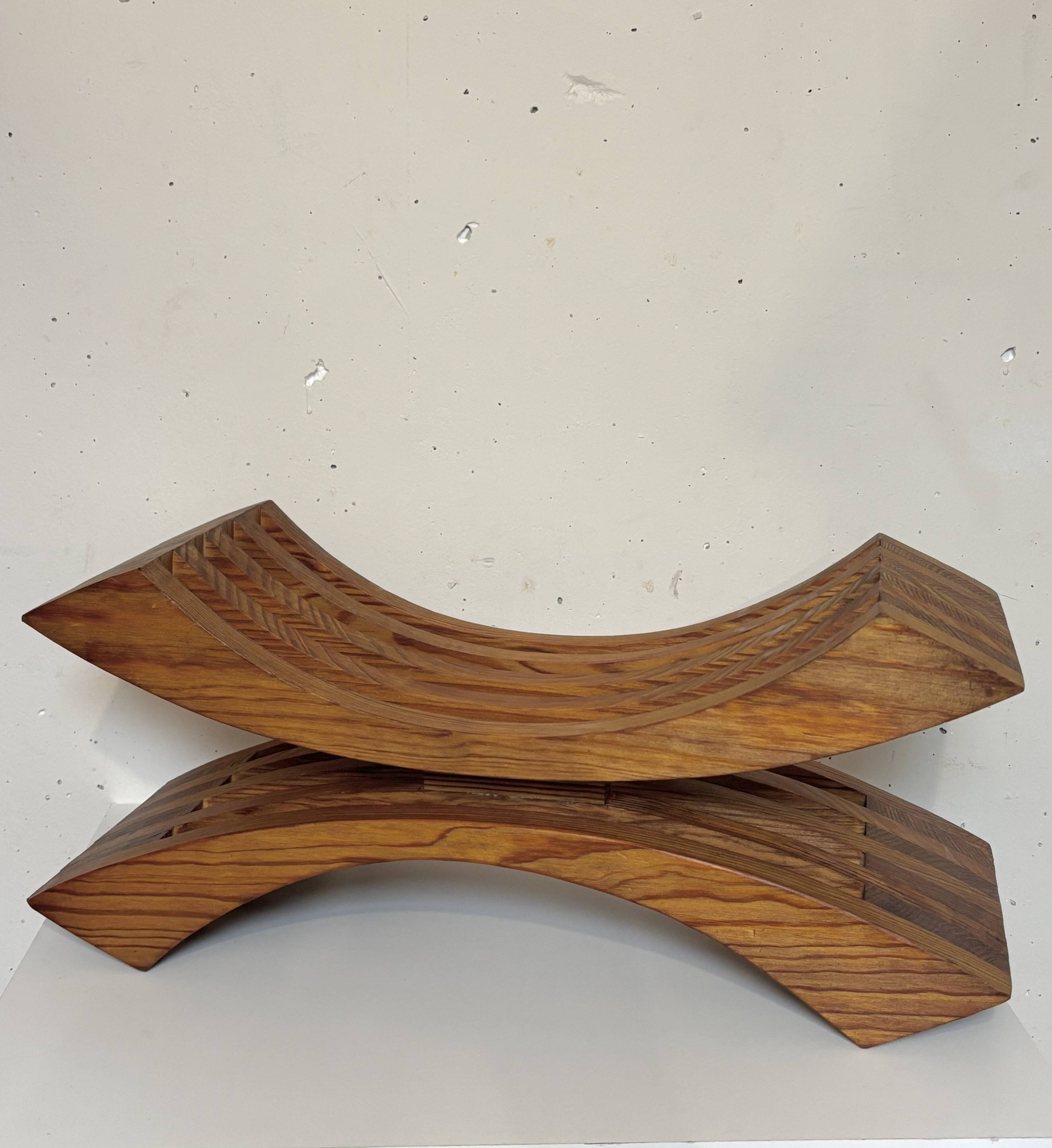 Japanese-style handmade stool, 1970s