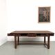 Farmhouse table, solid oak, 20th century.