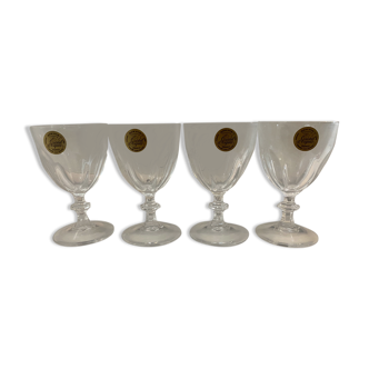 Lot de 4 verres Cristal D’Arques