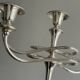 Metal candlestick candle holder