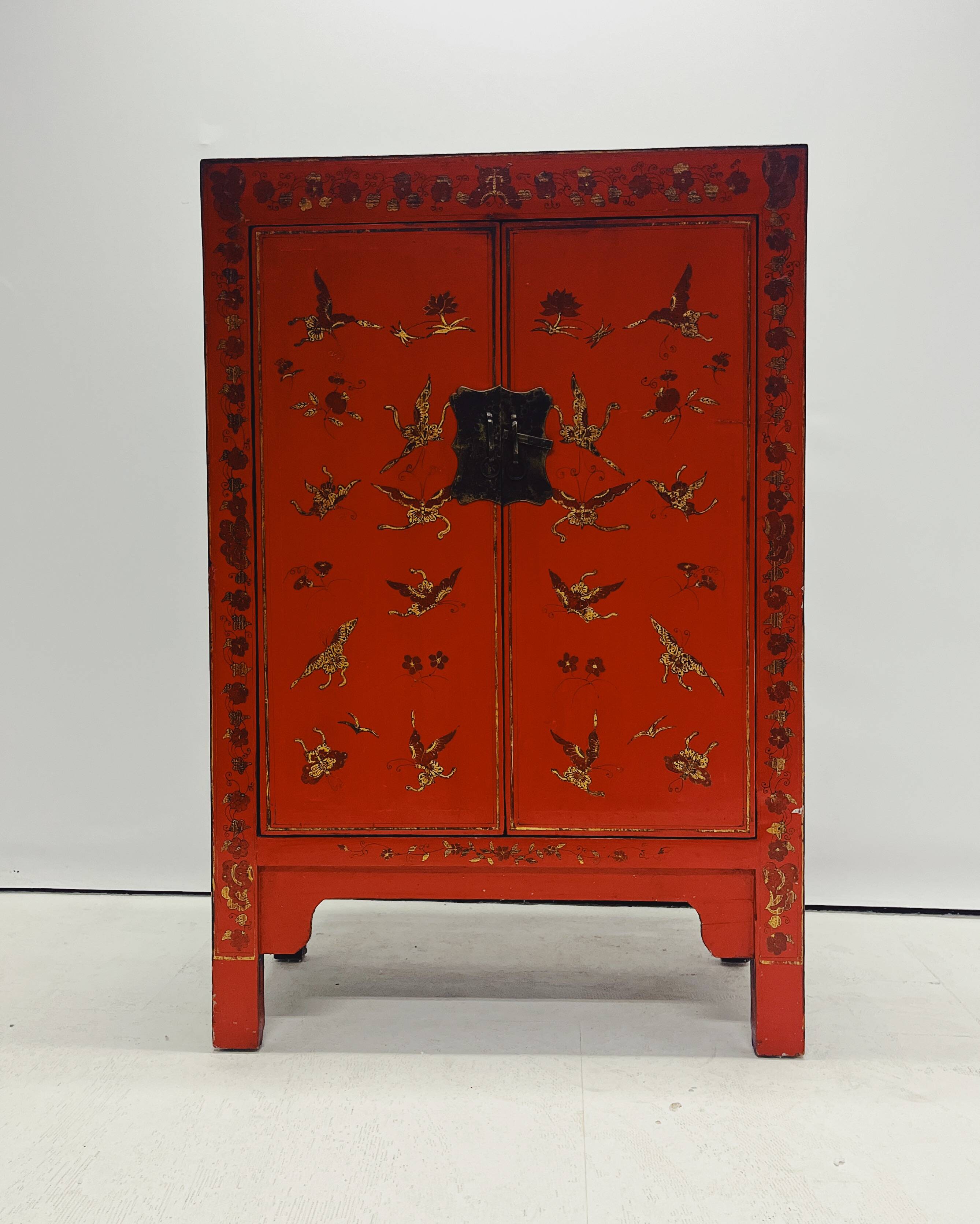 Chinese red cabinet