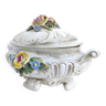 Capodimonte Italian porcelain floral soup tureen